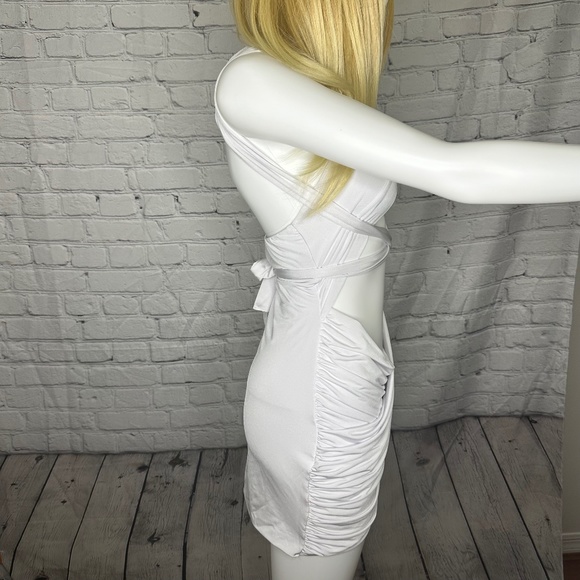 Diva Moda Fashion Couture Dresses Diva Moda White Criss Cross Strap Mini Dress Poshmark